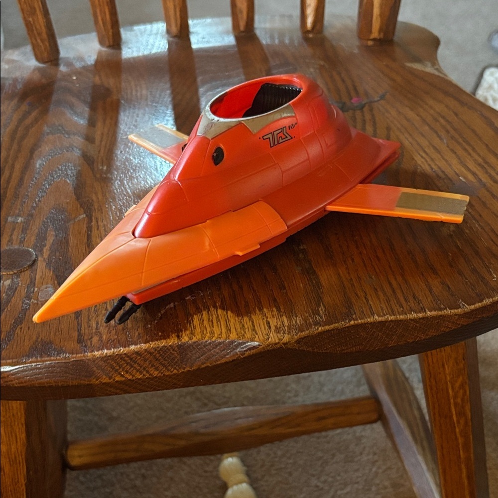 Star Wars Red and Orange Spaceship Toy